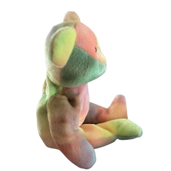 Peace Bear 1996 Ty Beanie Baby Plush Collectible Nostalgia Stuffed Animal Y2K Vi - Picture 9 of 9